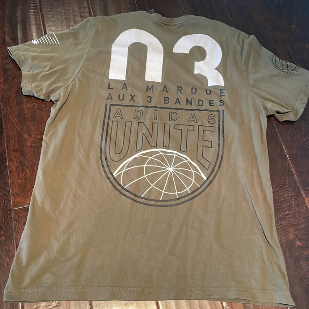 Army Green Adidas Global Tee